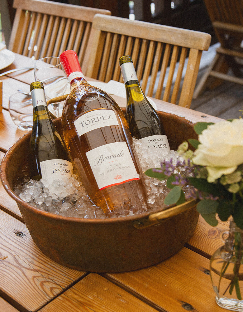 Notre cave à vins unique dans notre restaurant à Méribel
