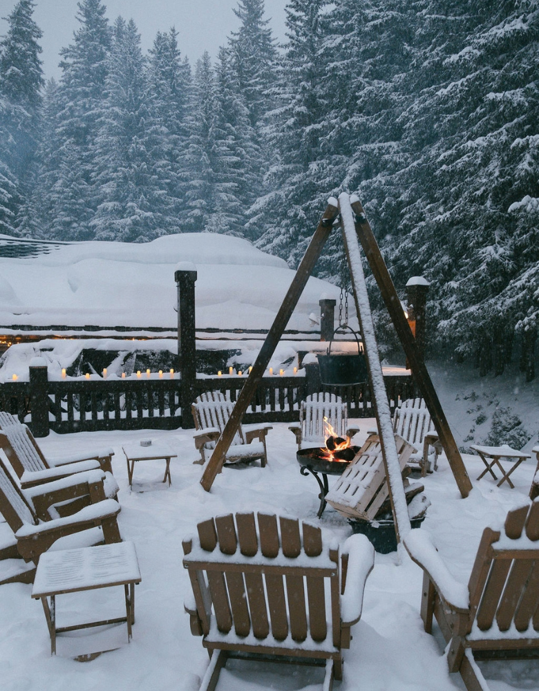 Winter in de buitenlucht