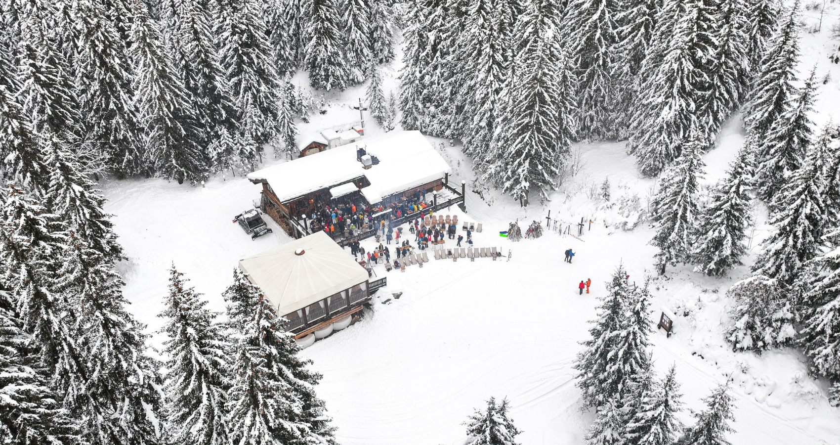 vue drone hiver Vue drone hiver